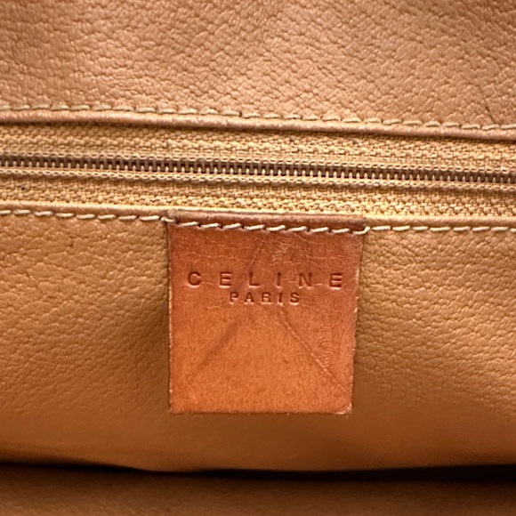 Celine Macadam Brown and Tan Leather Tote. Excellent condition! - Picture 6 of 13